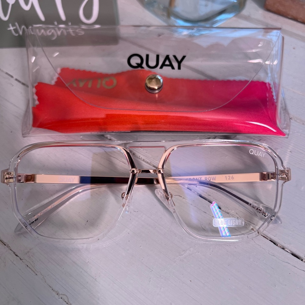 NWT Quay Front Row Glasses - Picture 2 of 15